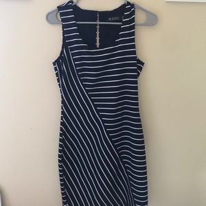 Never worn striped Guess dress